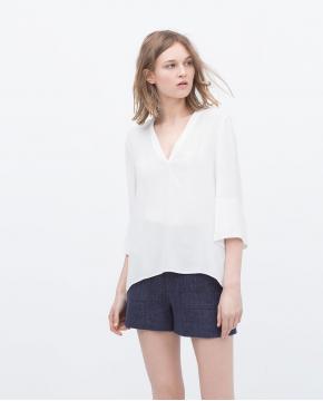 Uneven hem top